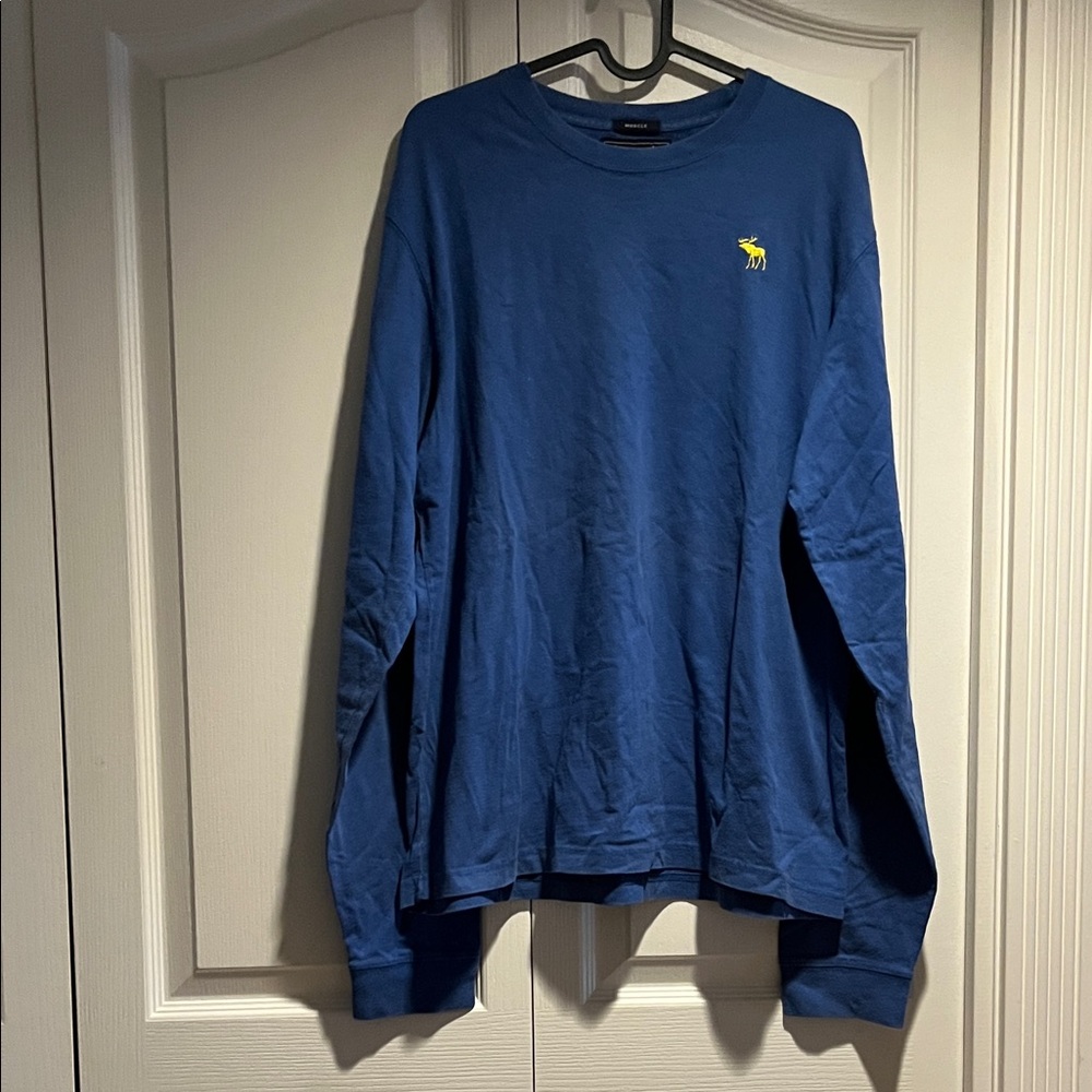 Abercrombie & Fitch Blue Long Sleeve Tee size L